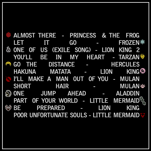 grinningmoonlight:  cinderfell: a mix that combines my love of disney music with my love of huntsmen and huntresses [8tracks]  YANG’S ONE BROKE MY FUCKING HEART 