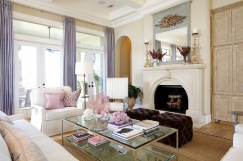 Elegant & Feminine Living Rooms
