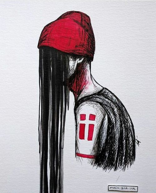 clique-as-frick-art:Blurryface {credit to music.and.ink}