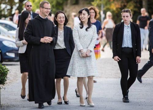 Princess Kako of Japan visited the Benedictine Abbey of TihanyOn September 22, 2019, Princess Kako o