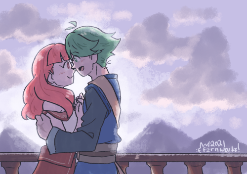 what if celicalm gets something like FE3H’s s-rank convo scene as the epilogue forgot to post this h