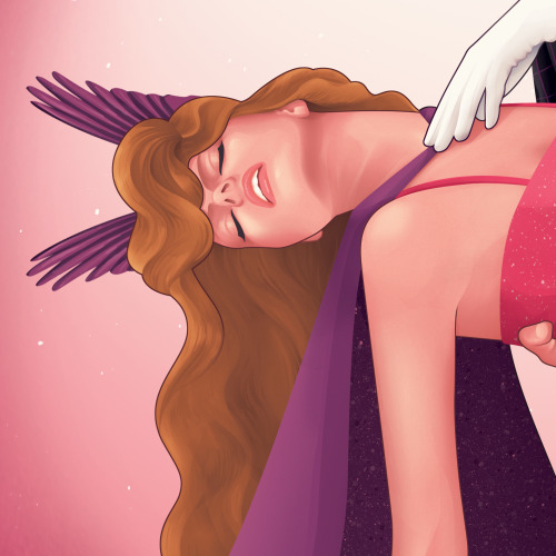 Purple &amp; Pink - Masquerade S/S16 // Holland &amp; Sherry One of six illustrations f