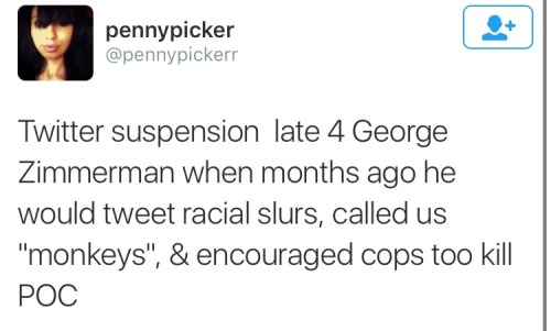 black–lamb:  sky-ven:  krxs10:  George Zimmerman is in the news again and no, unfortunately it’s not because he’s dead or in prison.  This time Zimmermans Twitter account has been suspended for posting his ex girlfriends nudes with some added