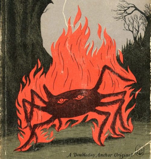 ghostowlattic: Book cover for “Nineteenth Century German Tales”. Edward Gorey, 1959.