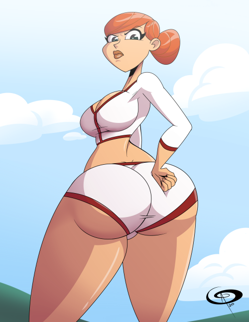  The PE Teacher (Poll Winner)Last Month’s Pin-up Poll Winner, the PE Teacher from Robot Boy (Y