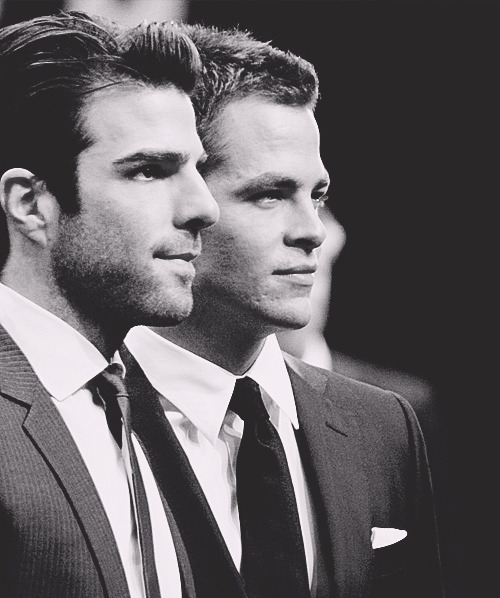 Zacary Quinto and Chrs Pine