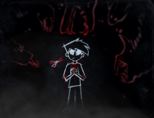 Terror-“When I was a child I was afraid of ghosts, as I grew up I realized people are more sca