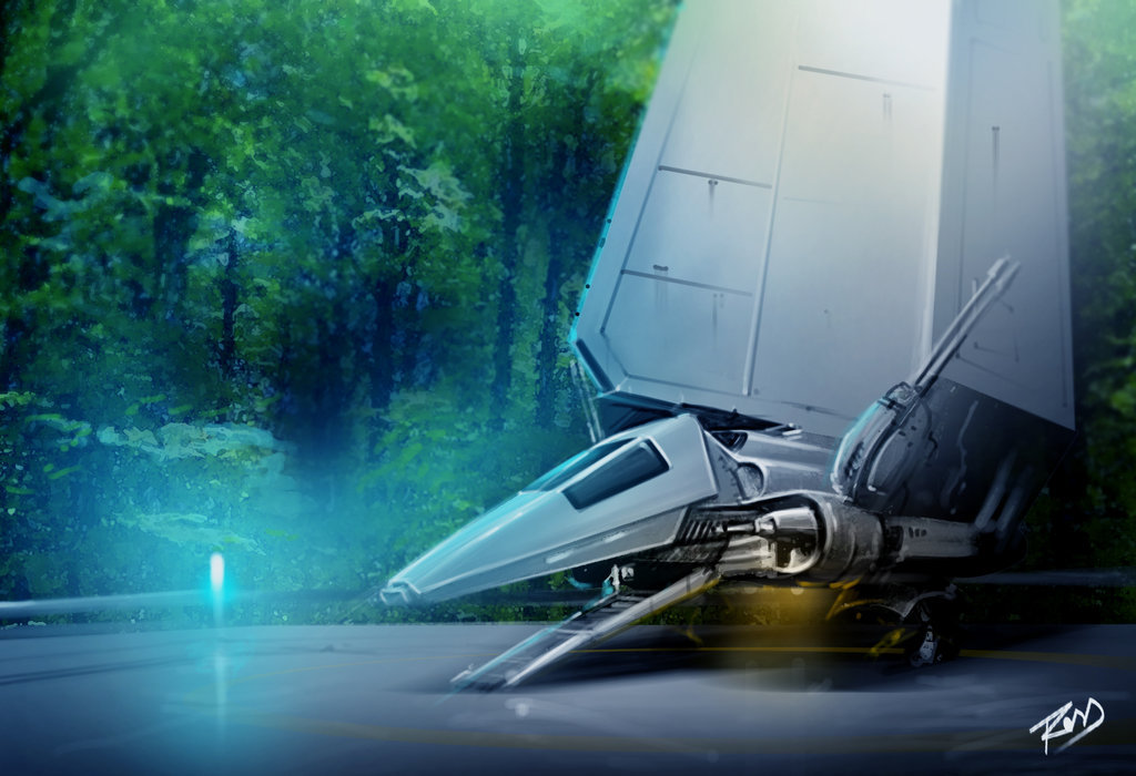 margaretems:  Imperial Shuttle by ROSSJCBR 