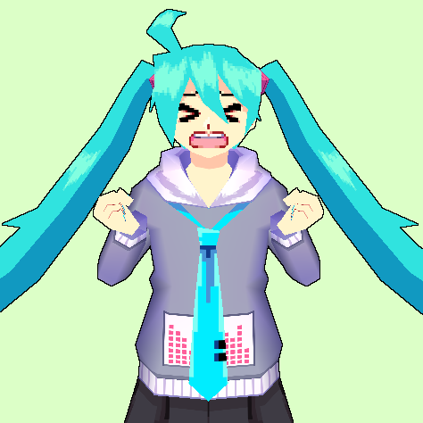 a model I did based on a miku design by @secret-sans for a song by @matrixmariox! please check out t