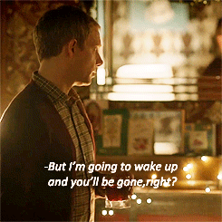 ambiguouslygayhusbands:  au meme → john dreams of sherlock on the christmas after his suicide 