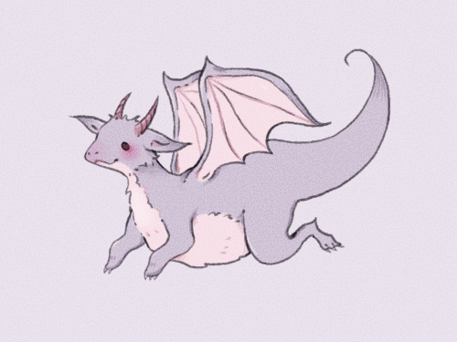 A soft dragon :D  #Pastel#cute#doodle#dragon#art