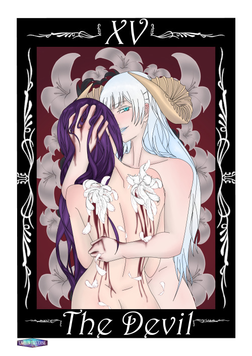 I finished this days ago. I just forget to post stuff.Major Arcana, The Devil Tarot based off of the