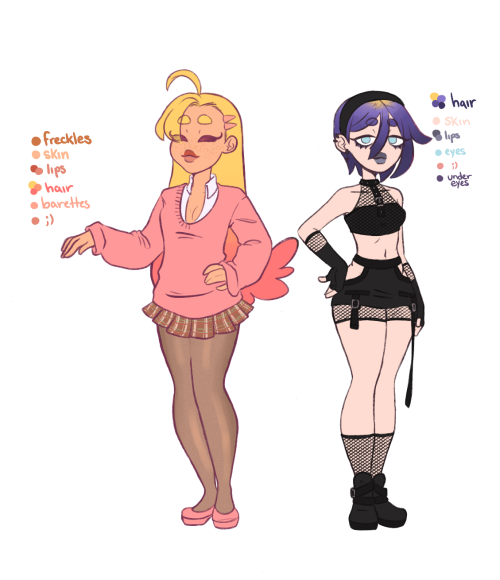 Commission For A Friend! I Was Asked To Design Some Characters, And I Went Ahead And Did Just That ;)