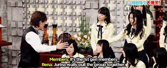 mochichan46:  Throwback to 2012 Jurina who was already leading her group as a 15