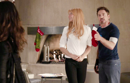 audreyii-fic:   starkassembled:  hermitsunited:  I just noticed that Jarvis has his own stocking. Tony Stark hangs up a stocking for Jarvis at Christmas. And there are at least two extra stockings up there so Tony totally gives his bots stockings too.