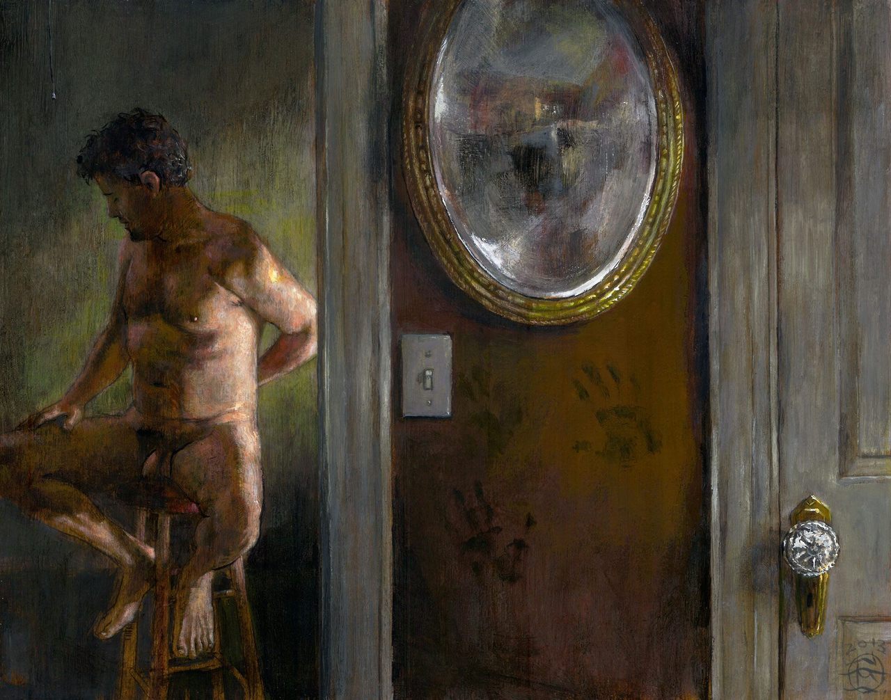 monsieurlabette:  Philip Gladstone:  “Night Secrets” (self-portrait), 2013