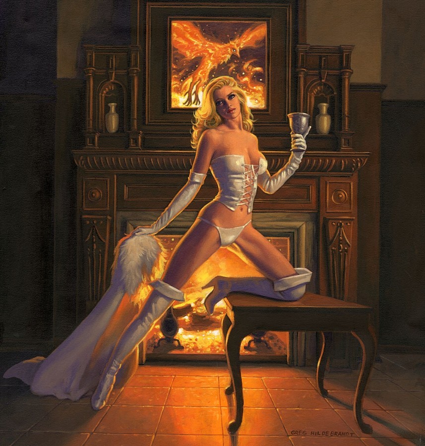 the-outer-topic:White queen - Greg Hildebrandt
