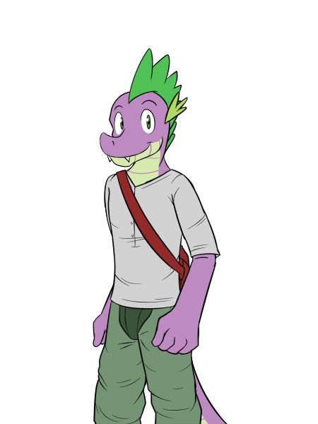 Spike Quest VN Sprites and BG Ok, so I’ve been playing around with Ren'Py for a bit, and thought it’d be neat to see if I could somehow transpose the Spike Quest fanfiction and turn it into a Spike’s Quest VN.  So I’ve drawn out