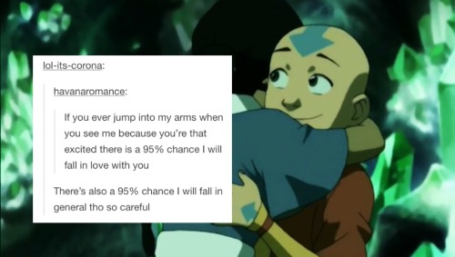 atypicality: katara/aang + tumblr text posts