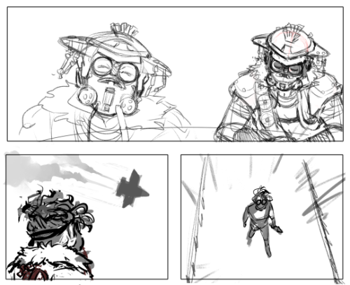  don’t think I’m going to finish the fusehound comic so here are my favorite outtakes :)