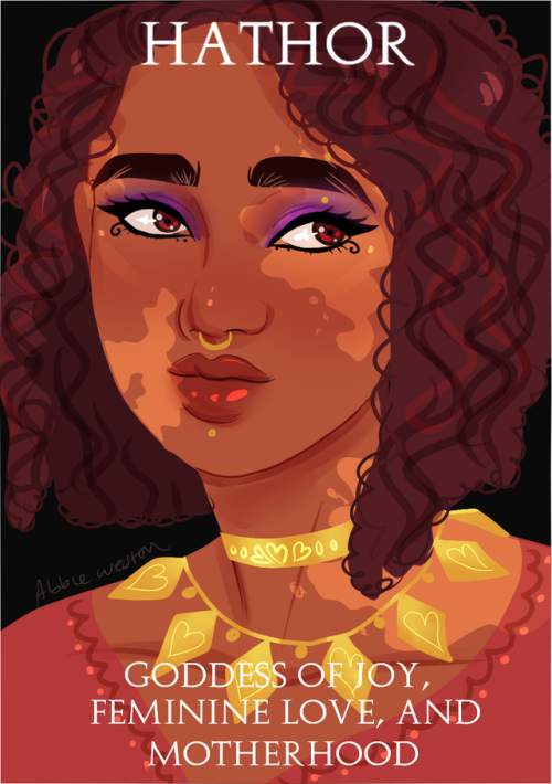 abbietheowl:  Some Egyptian Goddesses Greek goddesses part 1 // part 2  My art here Twitter- Instagram- Art Blog- Contact  