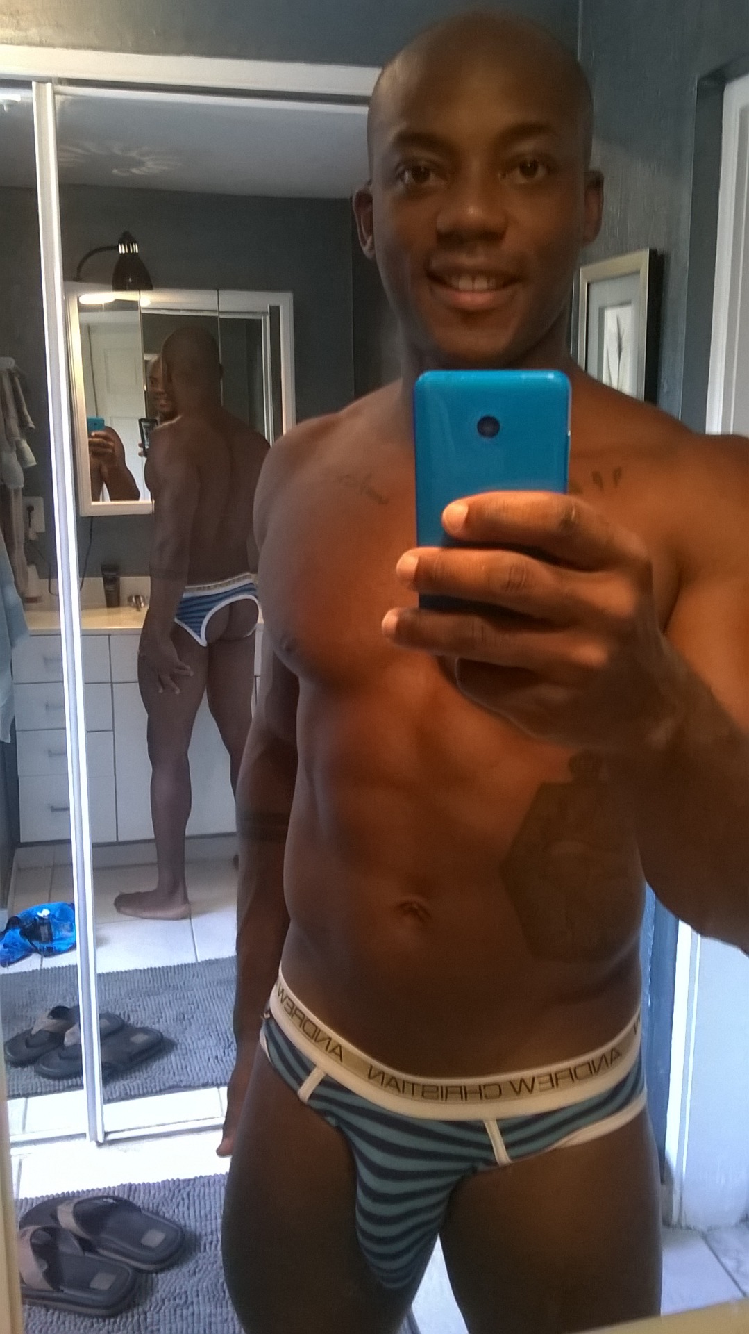 osirisblade1: Underwear of the day: May 26th, 2015 @andrewchristian #jockstrap  Sorry