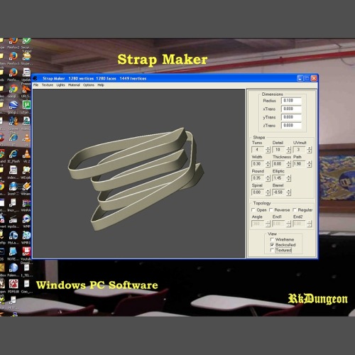 Strap Maker A small standalone utility with porn pictures