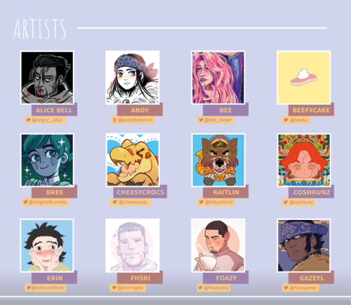 animatagizine: THE CREATORS LIST IS HERE! 31 wonderful artists and 3 amazing writers are bringing yo