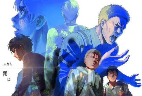 XXX The post-episode illustration for Shingeki photo