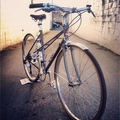 dcycledesign: oakcitycyclingproject:  New Honjo fenders. (at Oak City Cycling Project)   ]]>