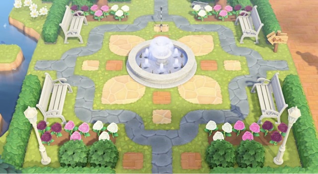 pix Garden Ideas Acnh Park Ideas acnh outdoor on tumblr