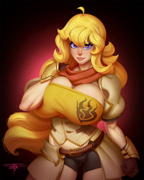 Porn photo taboolicious: Yang from Rwby, done for Demorgan325