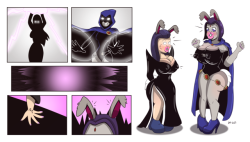 Darkmoneyda: Tala And Raven Transformed Into Bunny Bimbo’s! Requested By Shy-Watcher