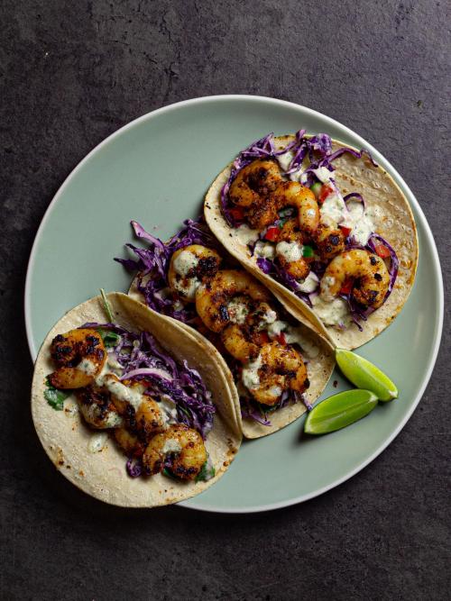 thedailyfood:  Check out our food blog - https://ift.tt/2rHbaMM [Homemade] Prawn Tacos via /r/food https://ift.tt/2pdL08o