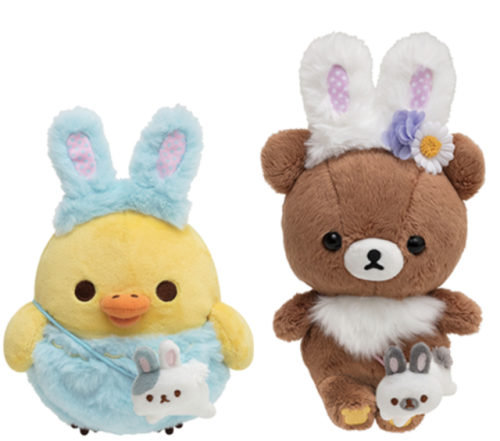 Rilakkuma Spring Collection 2019Rilakkuma with rabbits in the flower forest