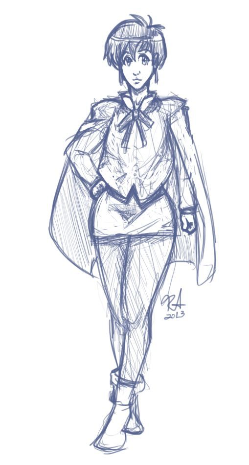 A quick sketch of Meryl from Trigun.  Thinking of doing some cheap sketch commissions,