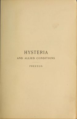 nemfrog:Title page. Hysteria and certain