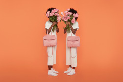 superselected:  Ads. Mansur Gavriel’s Fall 2015 Campaign Features Chic Handbags and Natural Hair. 