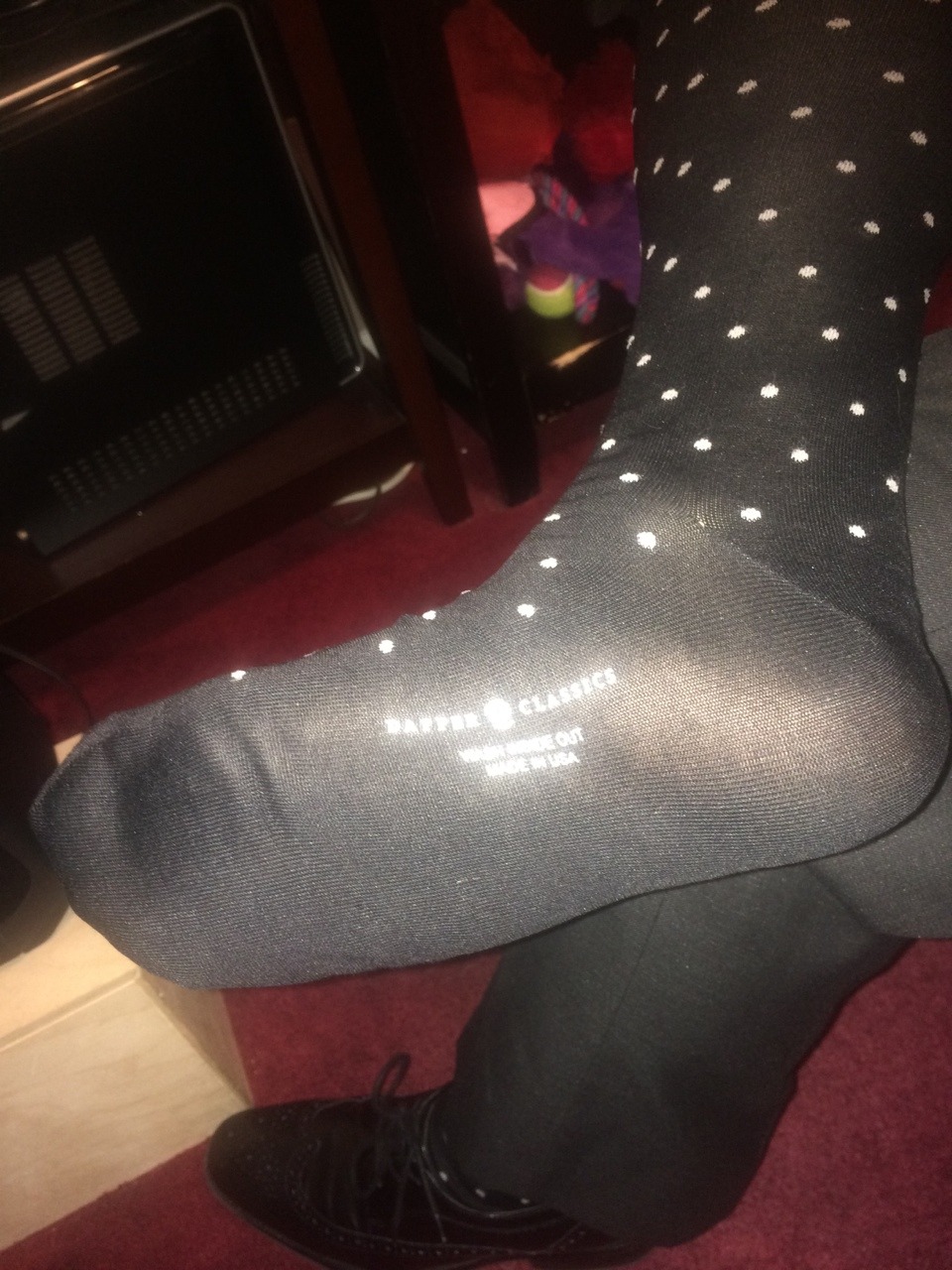 sniffingsocks:  isockittome:  grsx72:  New Dapper Classics OTCs, Black with grey