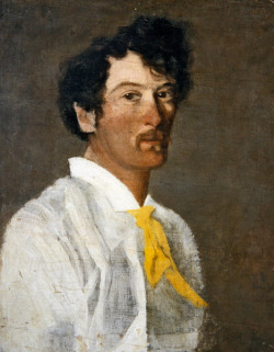 Whistler in a Yellow Cravat, Walter Greaves