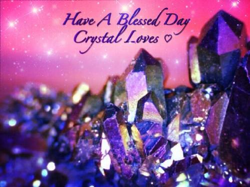 Crystal Blessings ! Set the intent today to spread the crystal love &lt;3