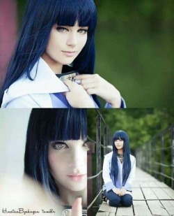 shikamaru23:  The best cosplay of Hinata-sama *~*