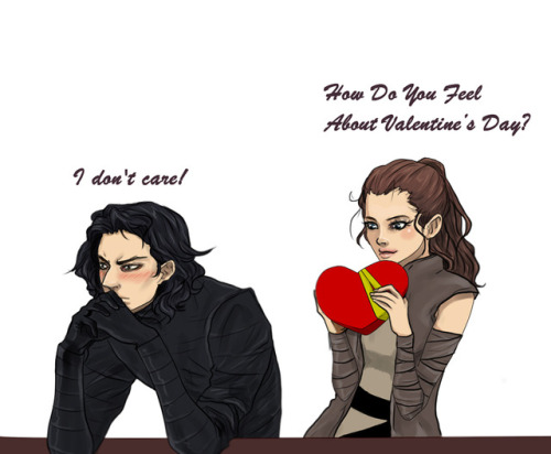 Happy Valentine’s Day!Kylo and Rey