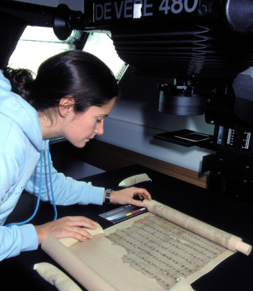 Digitisation of Dunhuang manuscripts.