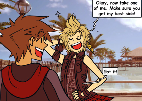 destiny-islanders:  In which Sora has a sixth sense. And yes, that joke was entirely intentional and is in fact what this entire comic hinges upon.