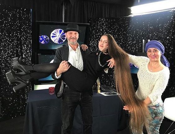 Super Long Hair at the Hairdresser