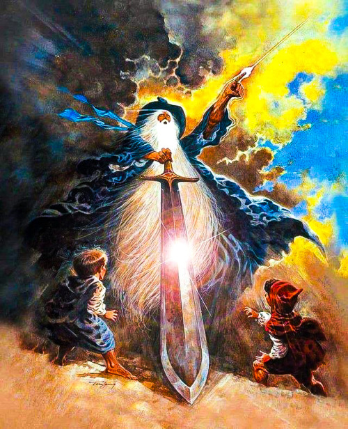 TOM JUNG ORIGINAL LORD OF THE RINGS CONCEPT ARTWORK