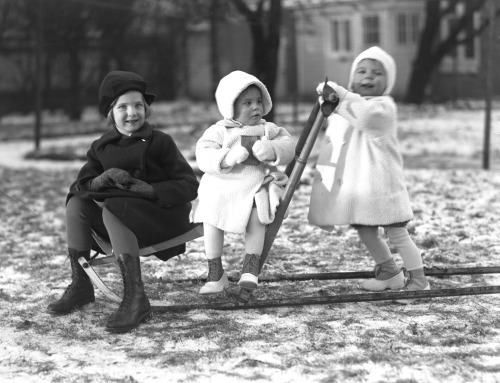 The Berg children, 1933, Sweden.