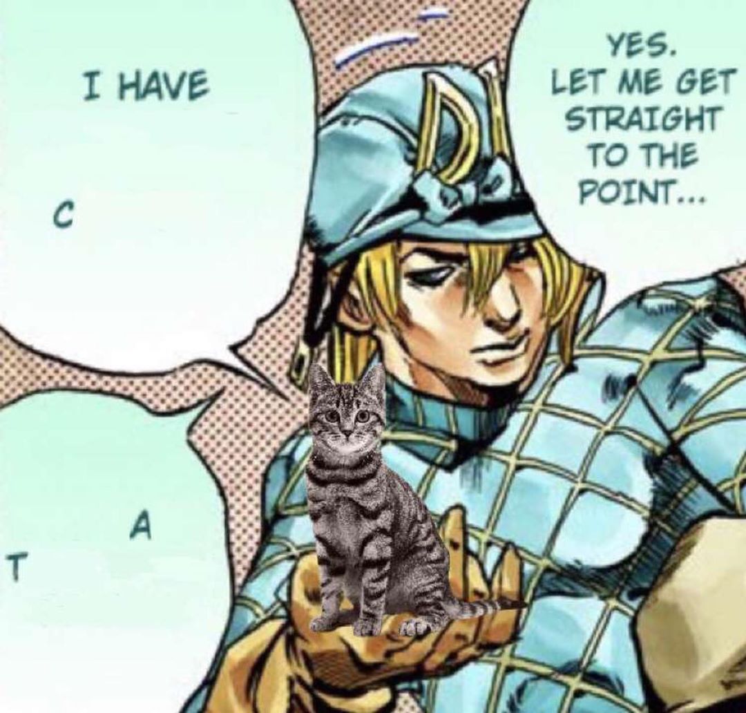 Jojo's Bizarre Adventure shatposts — got em