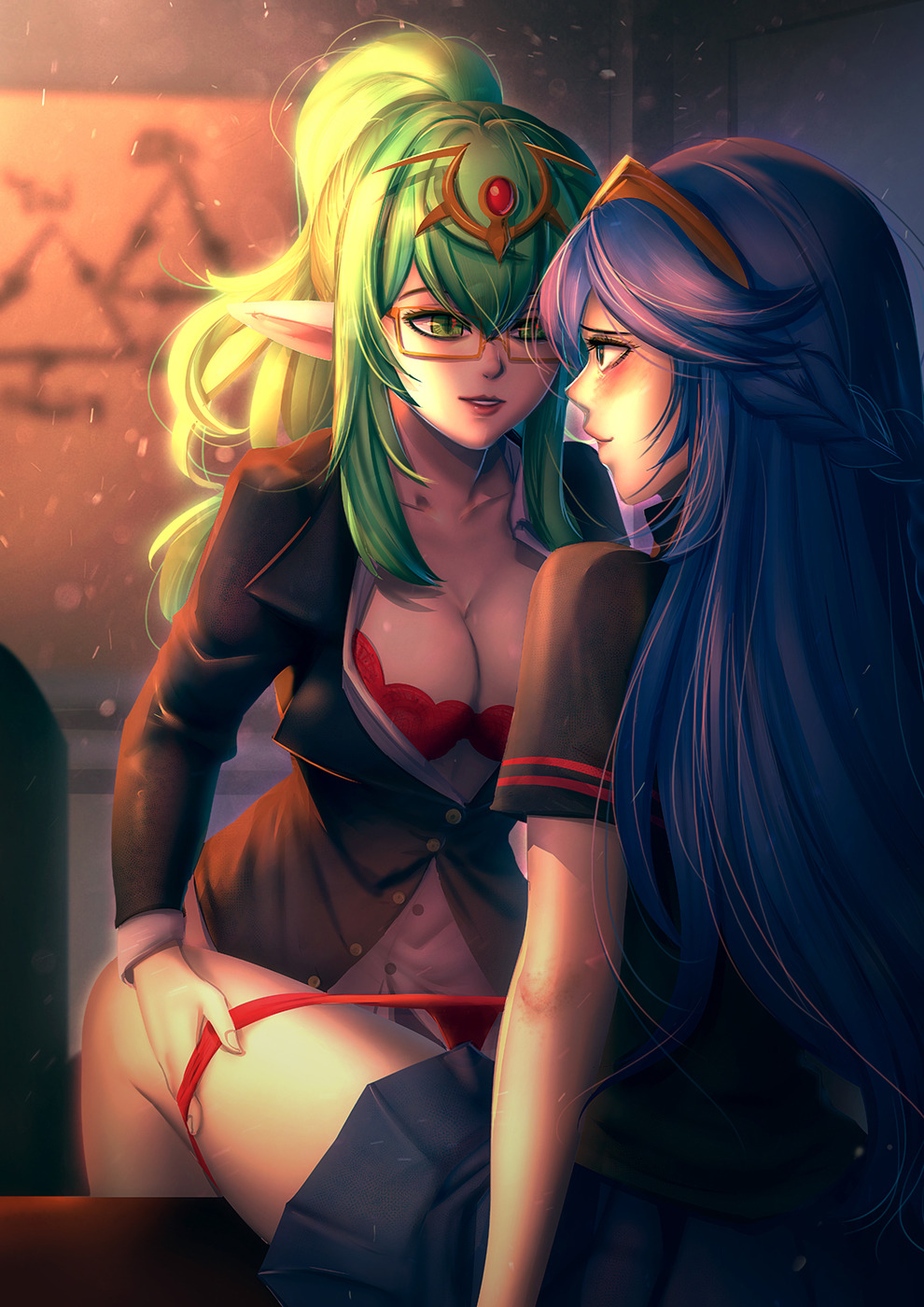 bakkibakk:Commission: Extra Credits with Tiki-sensei by bakki 